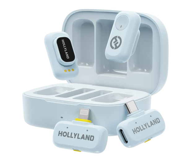 Hollyland LARK A1 Combo Sky Blue - 1535356 - zdjęcie